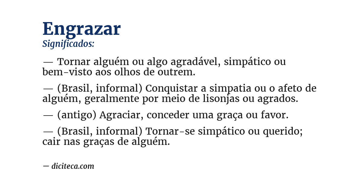 Significado de engrazar