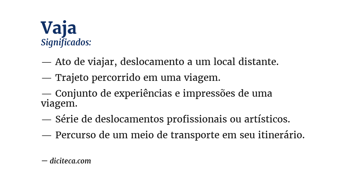 Significado de vaja