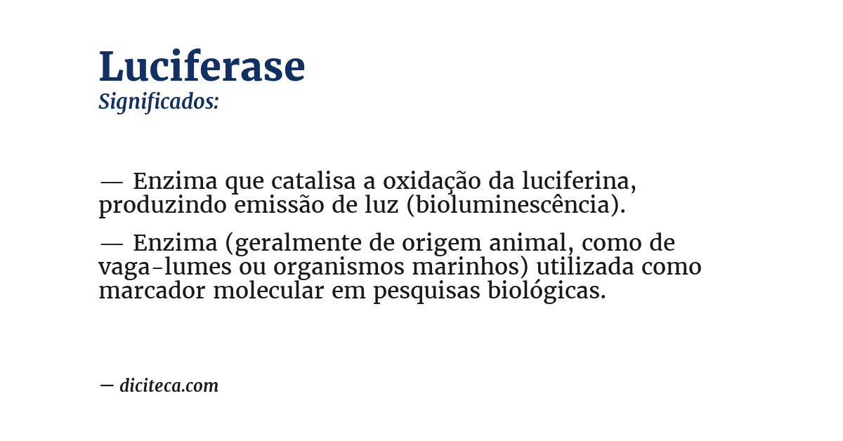 Significado de luciferase