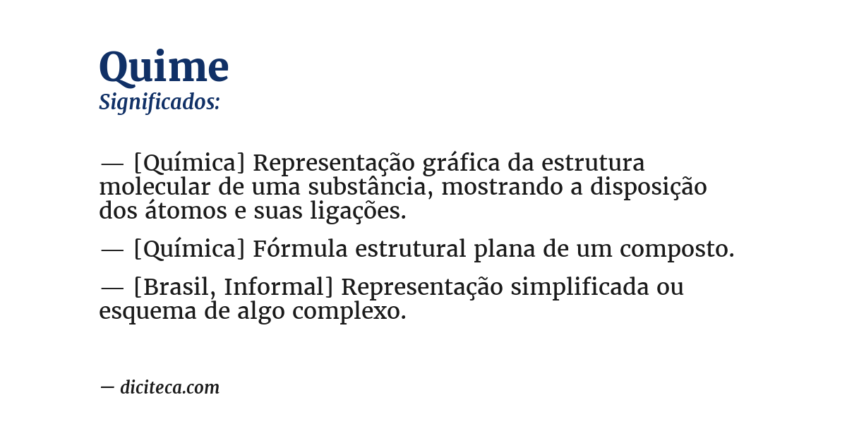 Significado de quime