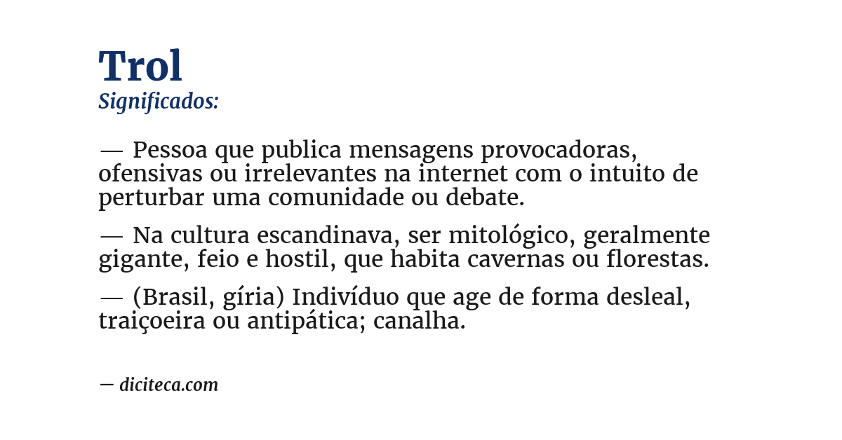 Significado de trol