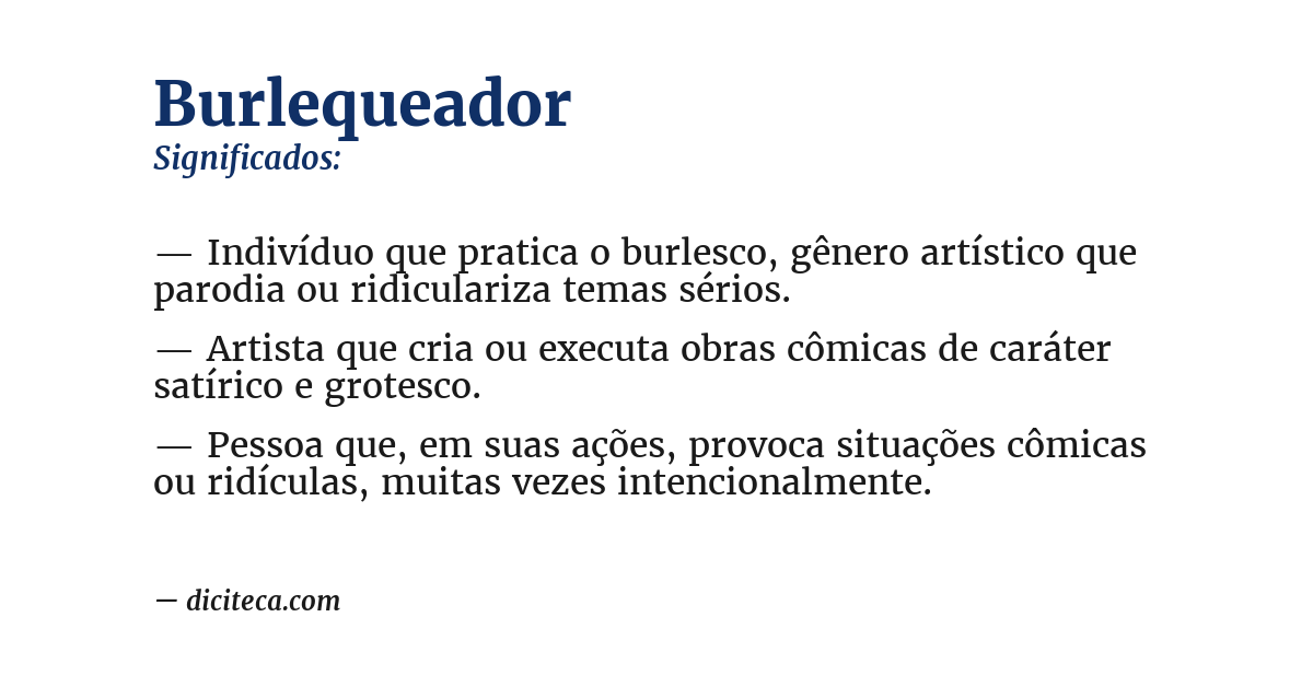 Significado de burlequeador