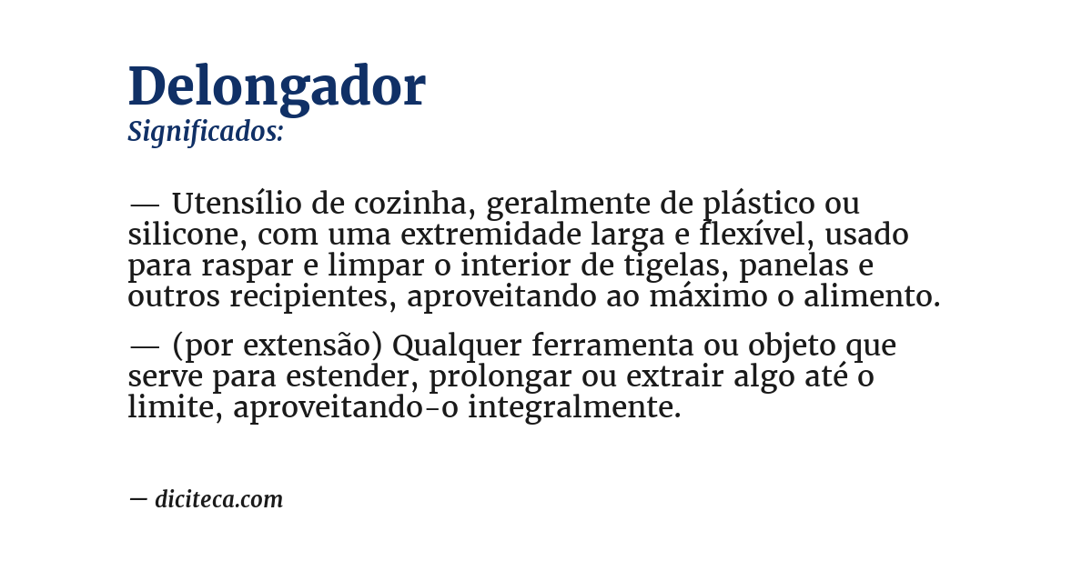 Significado de delongador