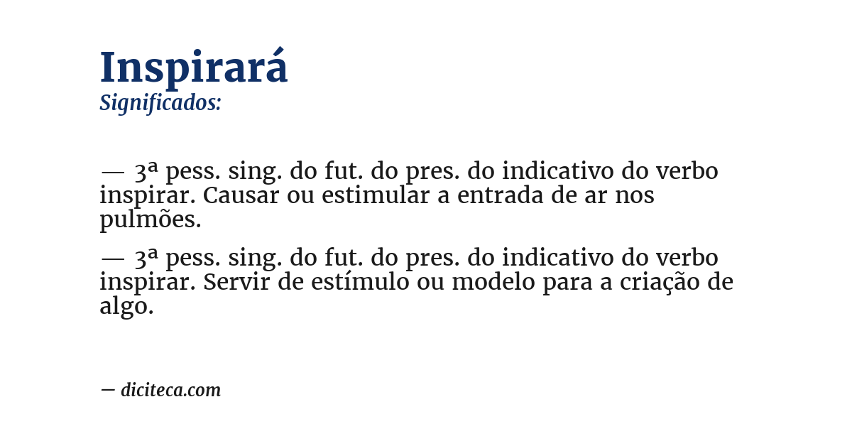 Significado de inspirará