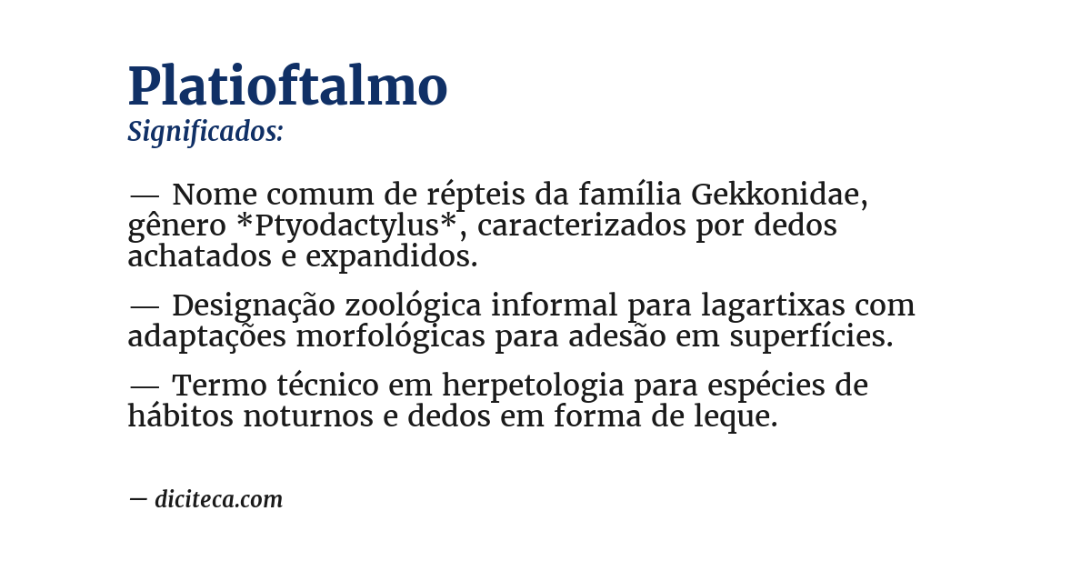 Significado de platioftalmo