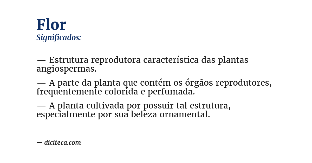 Significado de flor