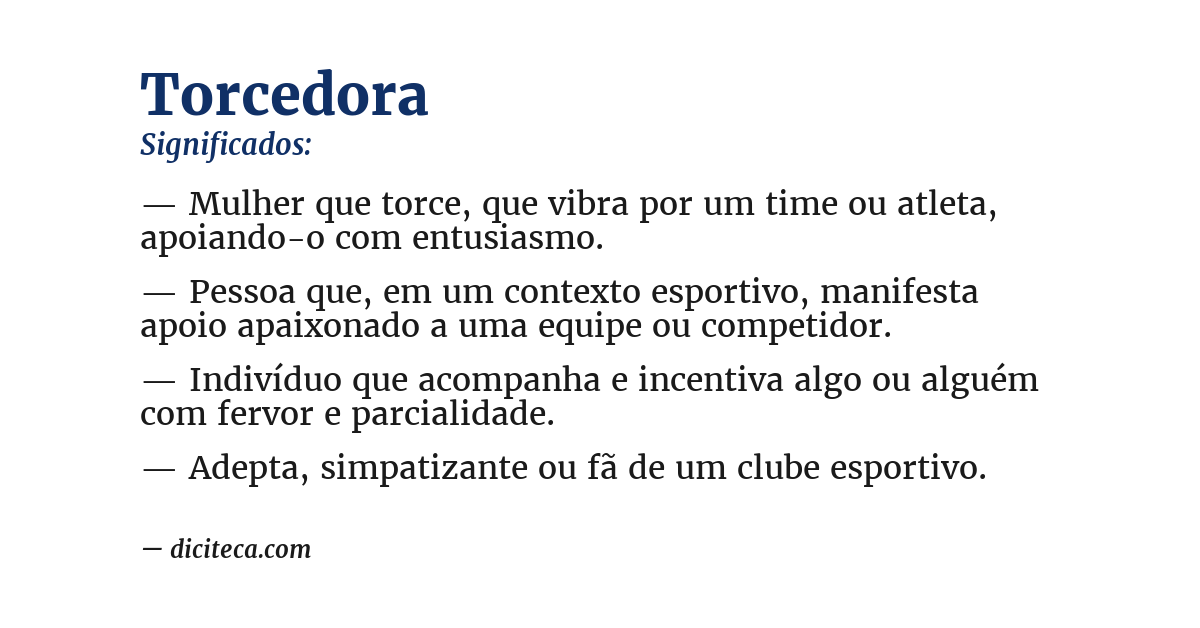 Significado de torcedora
