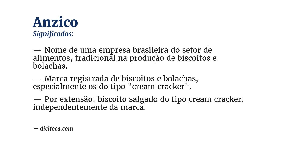 Significado de anzico