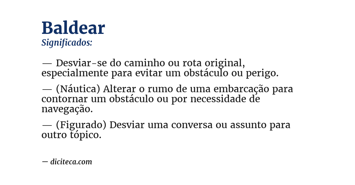 Significado de baldear