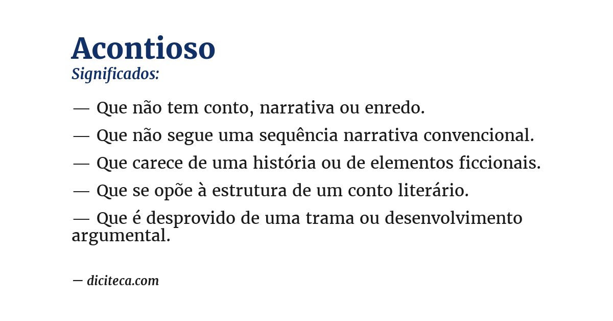 Significado de acontioso