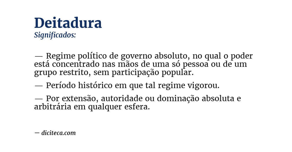 Significado de deitadura