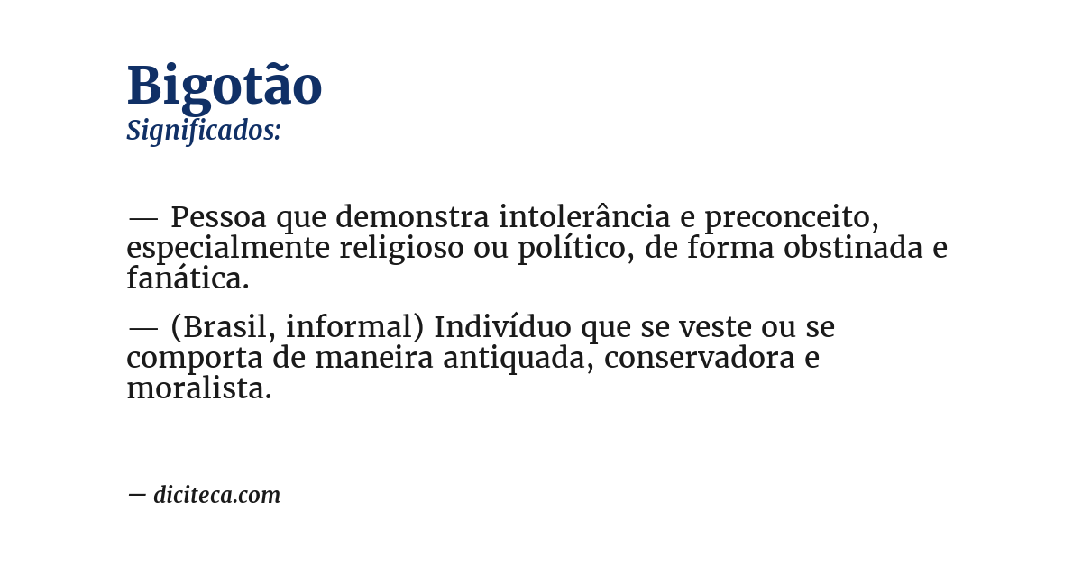 Significado de bigotão
