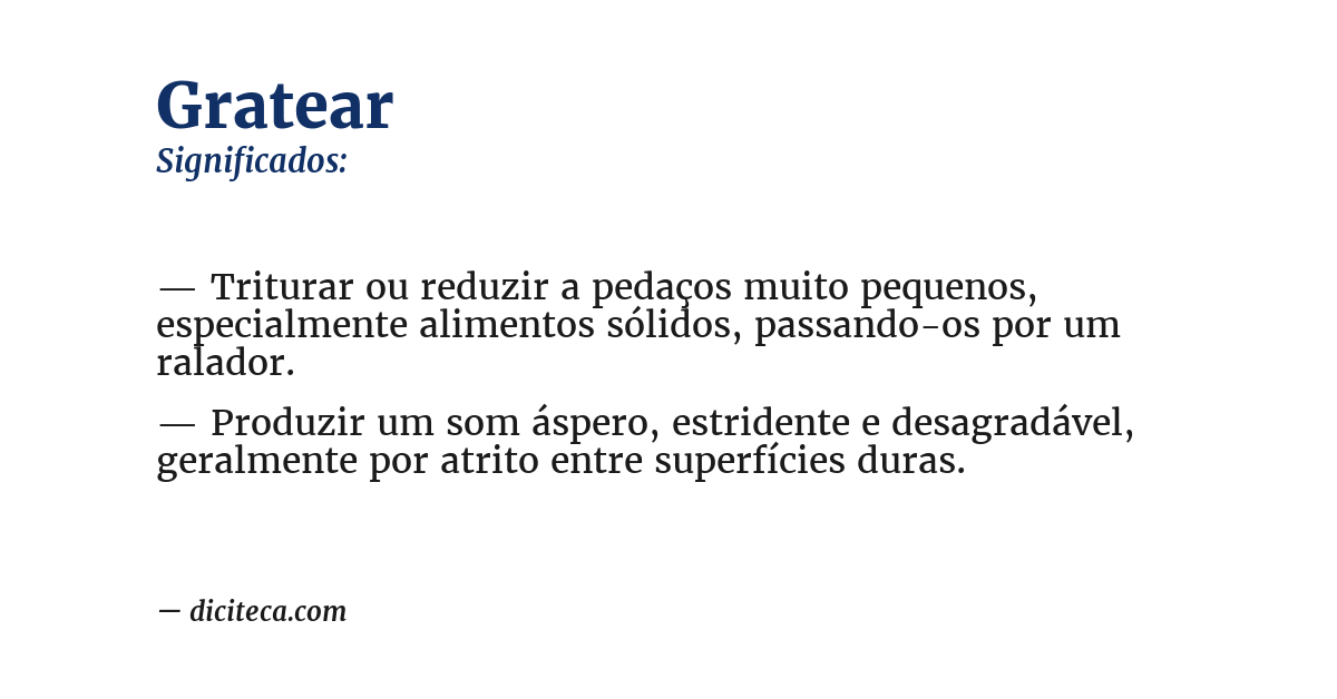 Significado de gratear