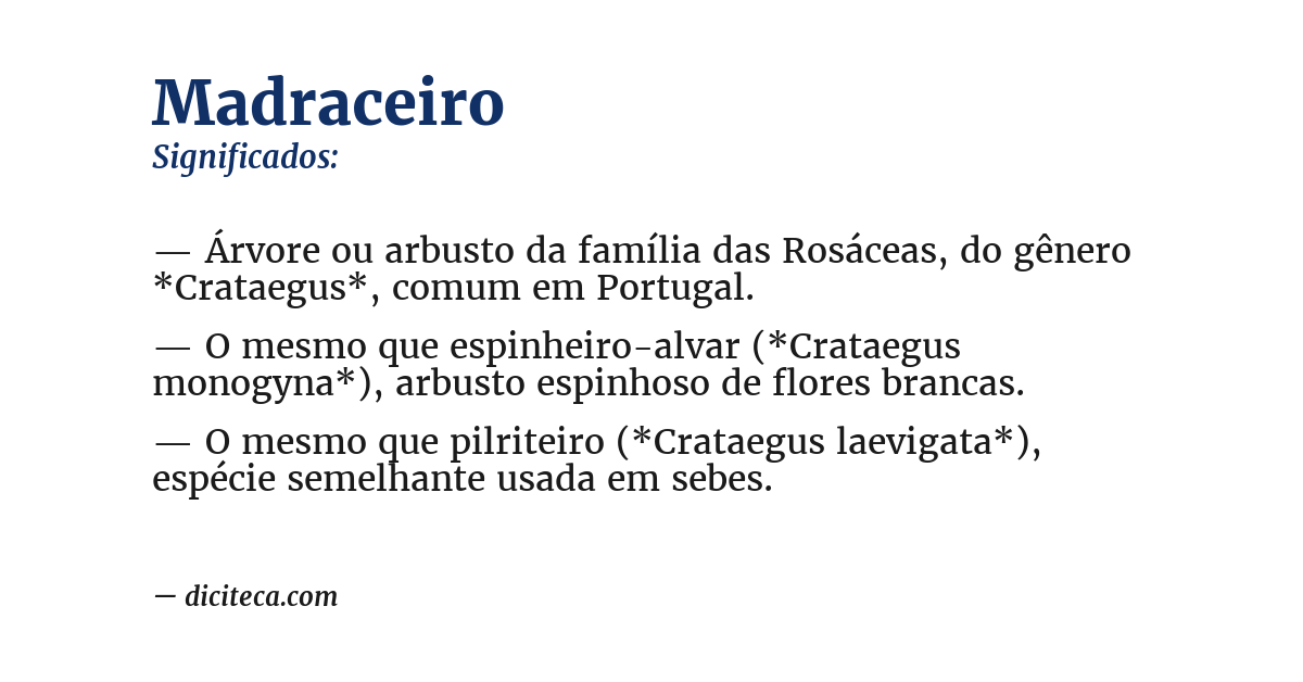 Significado de madraceiro