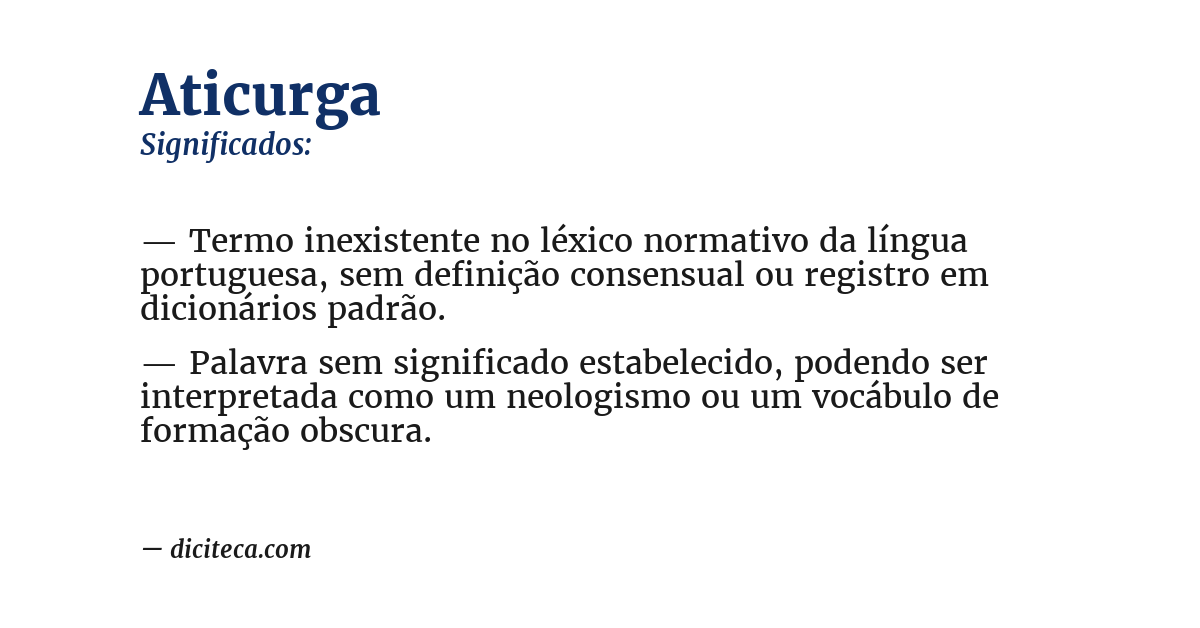 Significado de aticurga