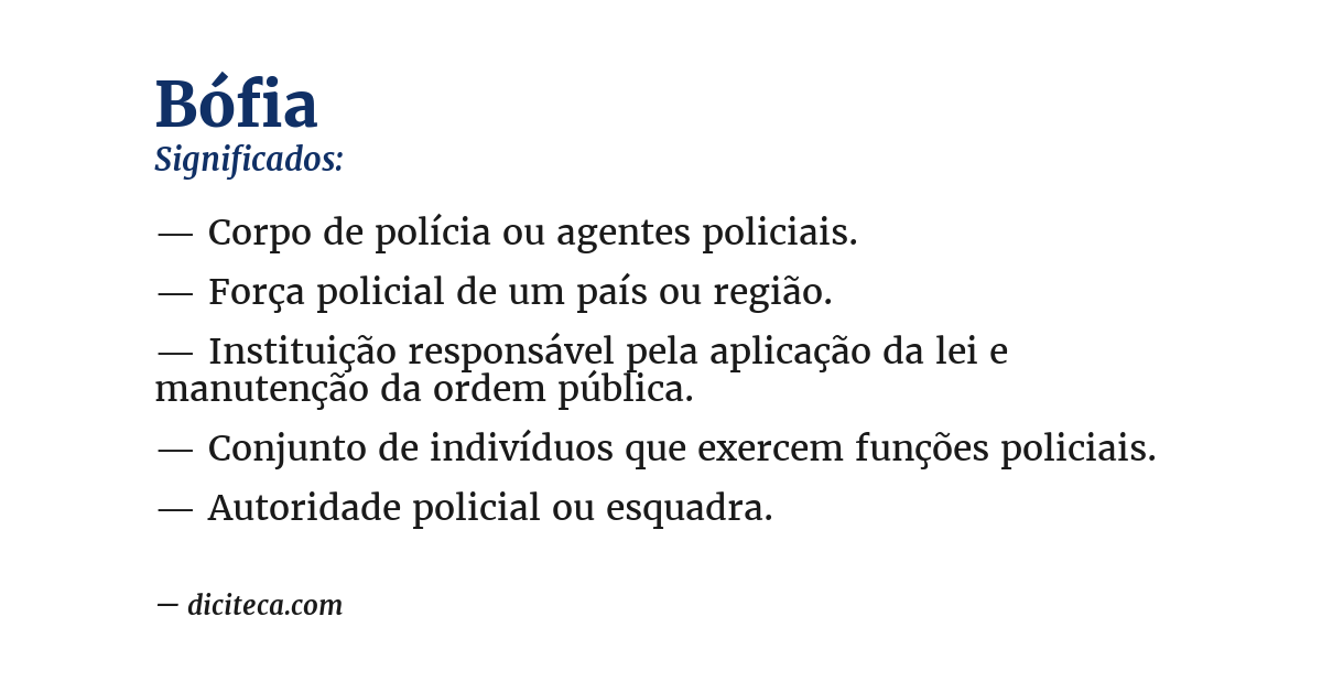Significado de bófia