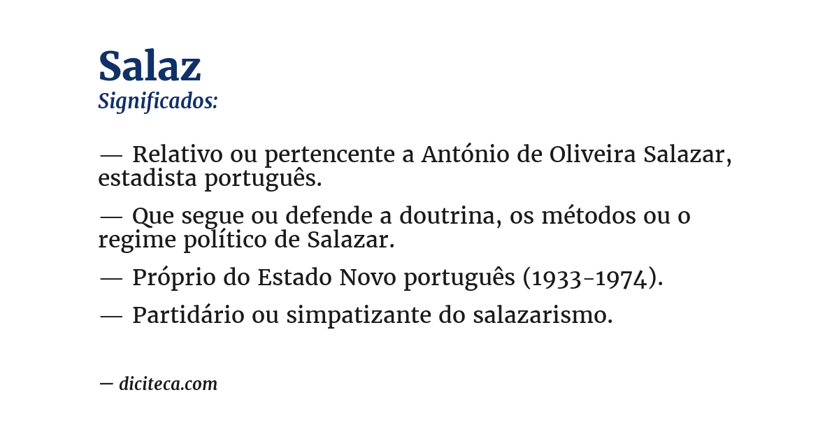 Significado de salaz