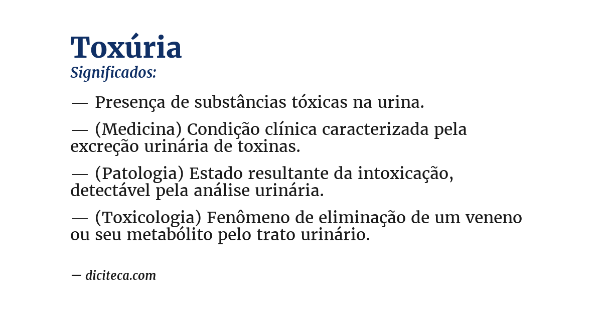 Significado de toxúria
