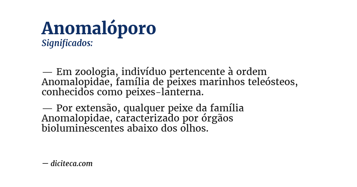 Significado de anomalóporo
