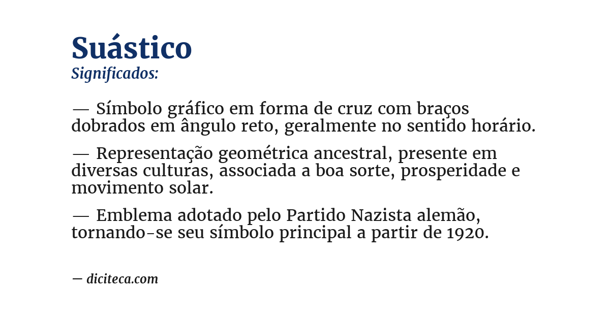Significado de suástico