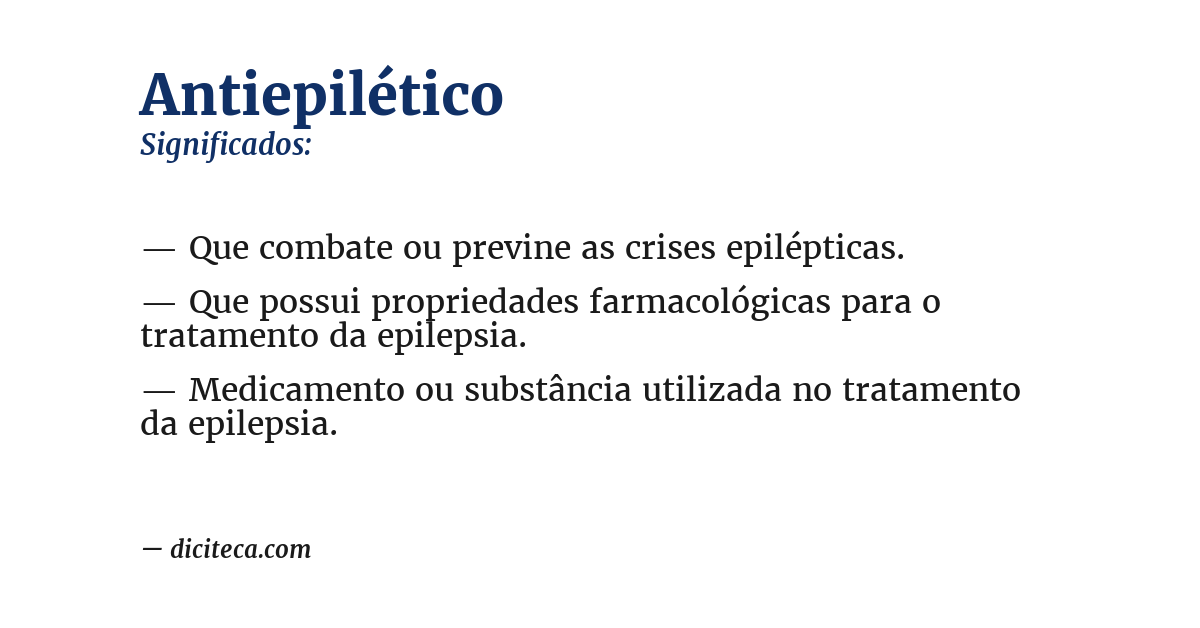 Significado de antiepilético