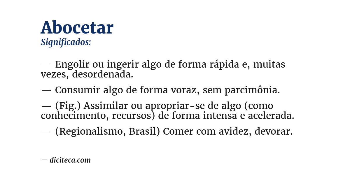 Significado de abocetar