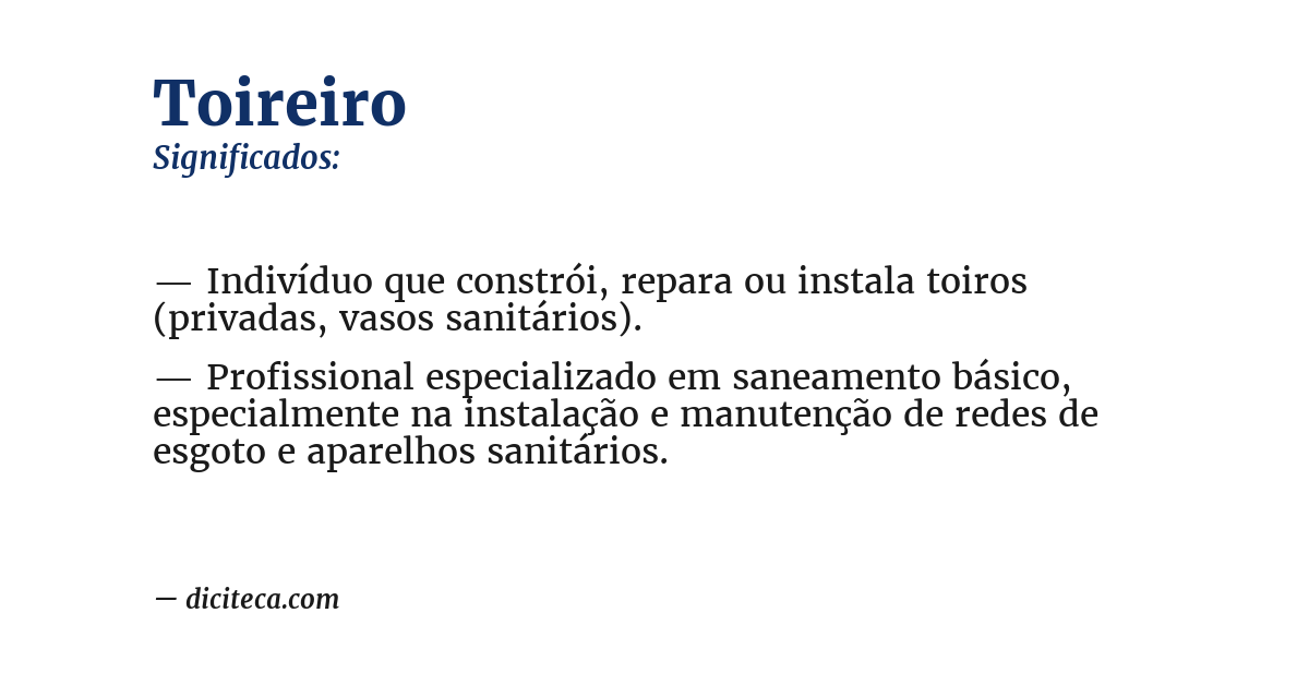 Significado de toireiro