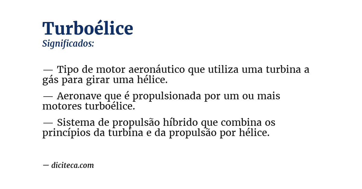 Significado de turboélice
