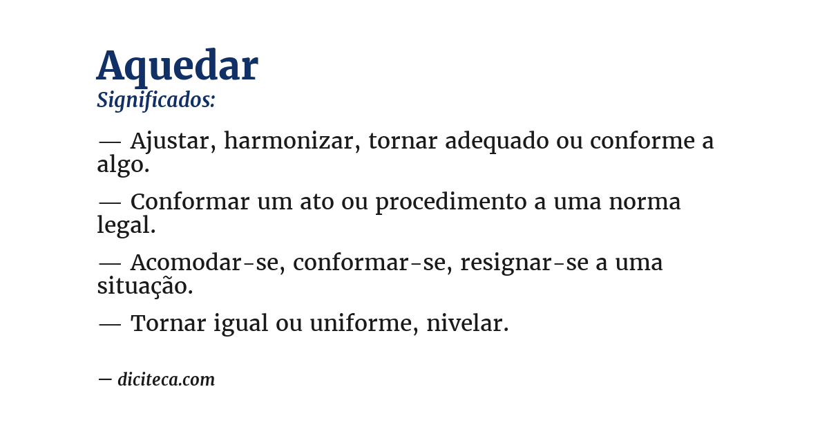 Significado de aquedar