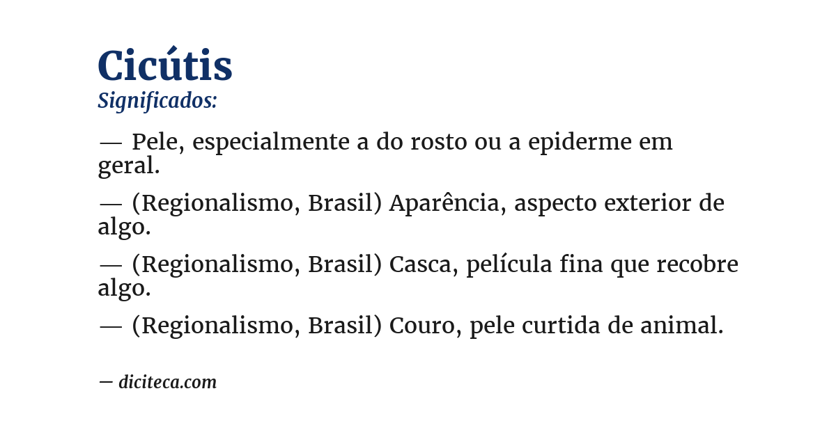 Significado de cicútis