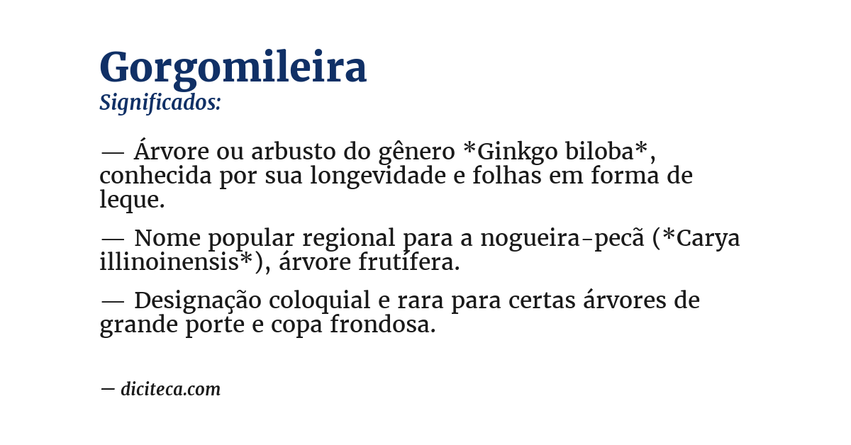 Significado de gorgomileira