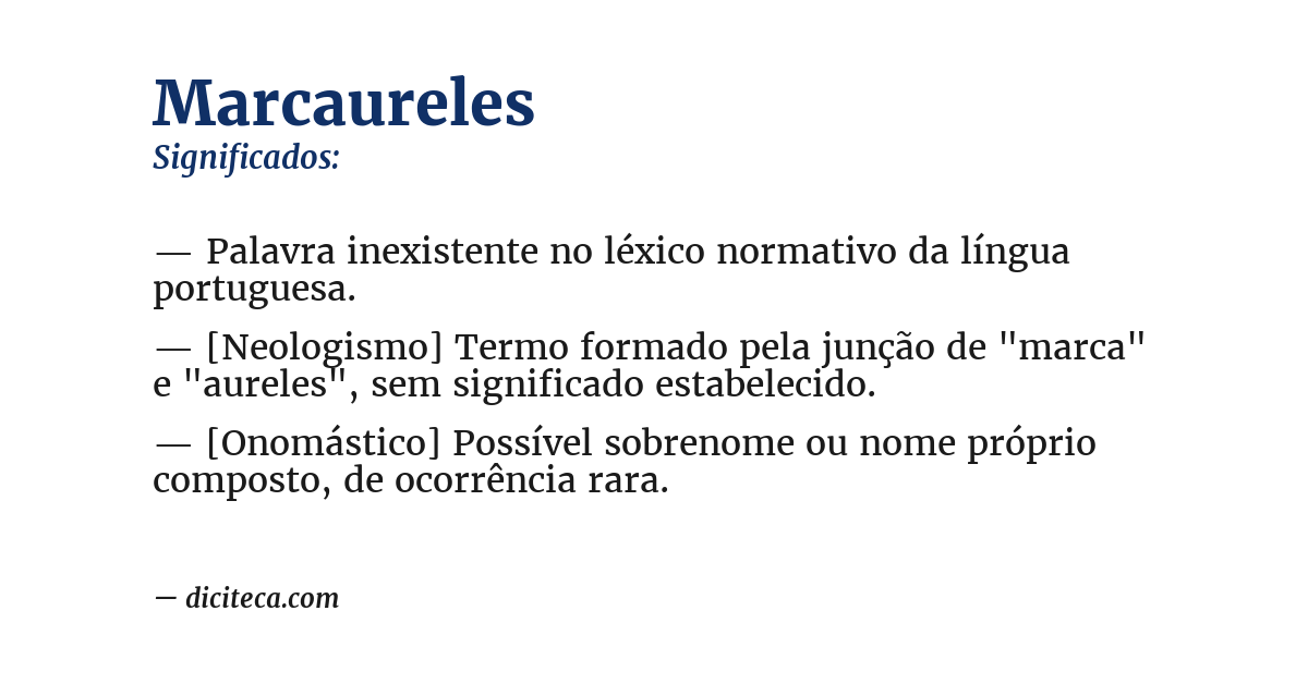 Significado de marcaureles
