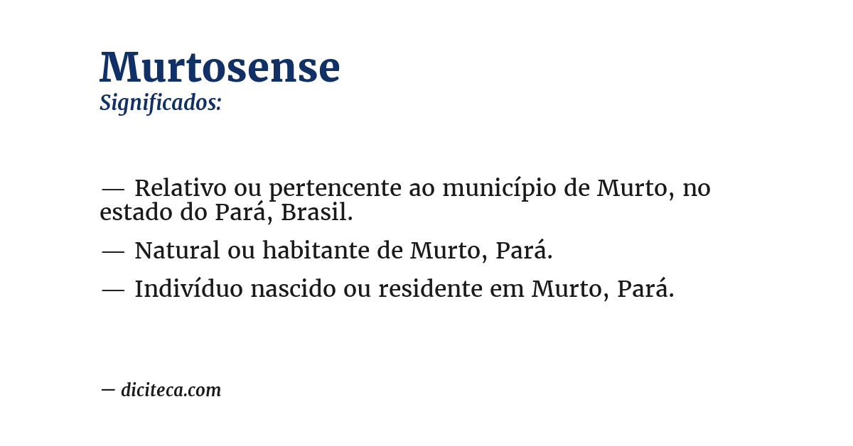 Significado de murtosense