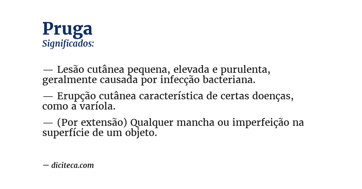 Significado de pruga