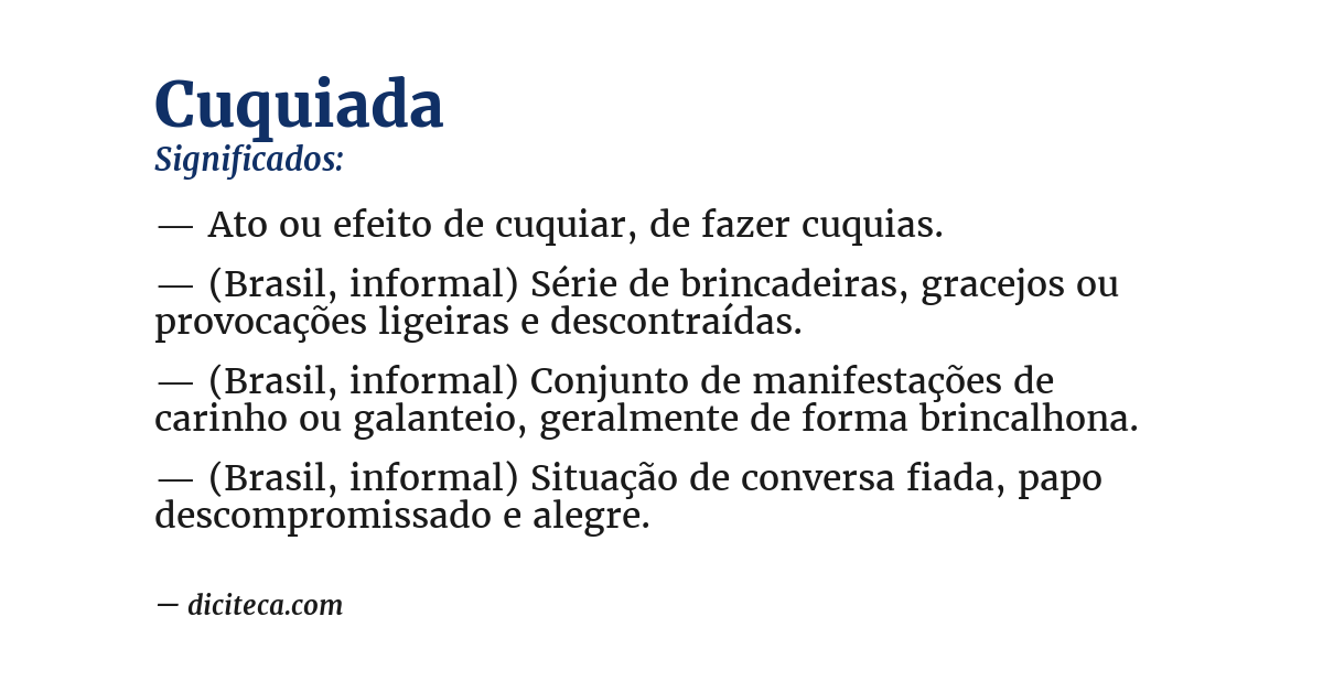 Significado de cuquiada