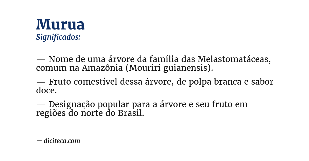Significado de murua