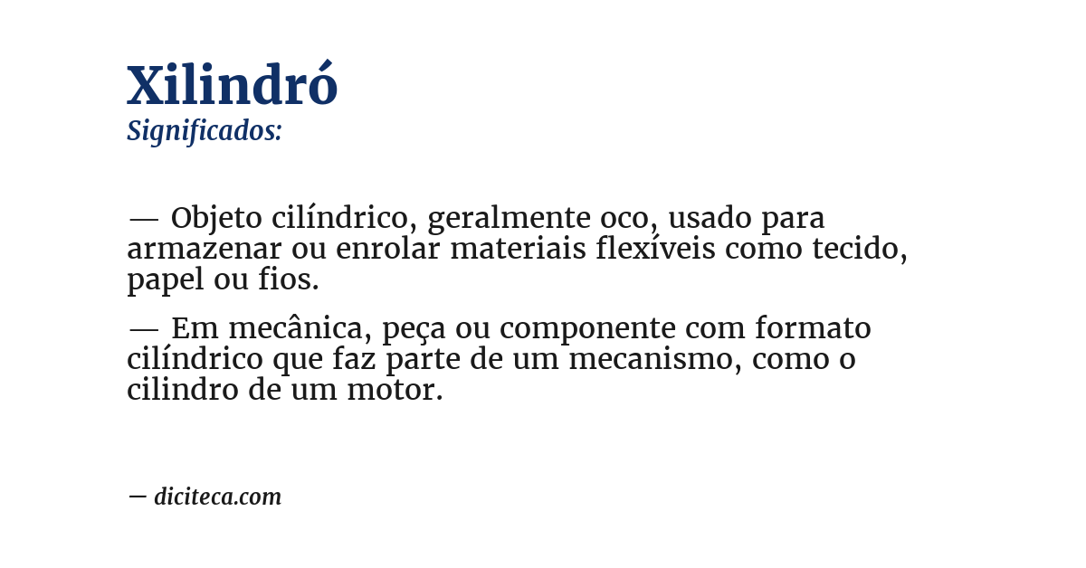 Significado de xilindró