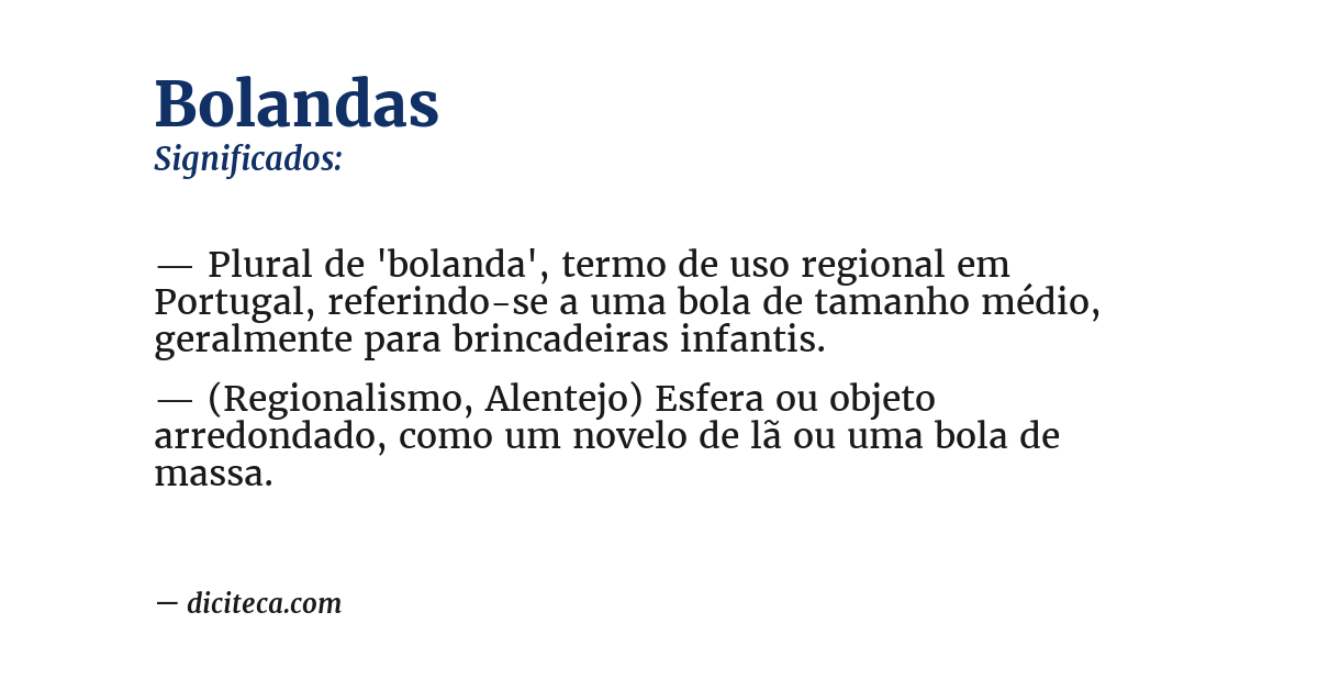 Significado de bolandas