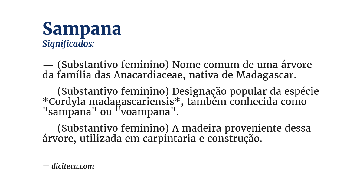 Significado de sampana