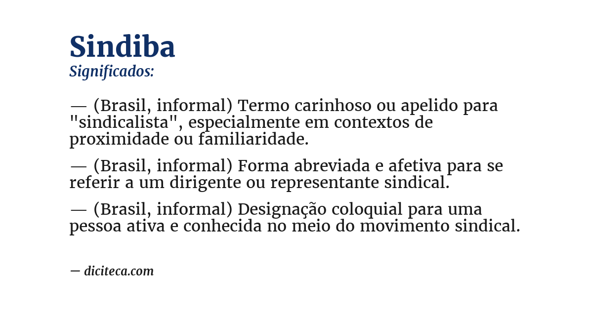 Significado de sindiba