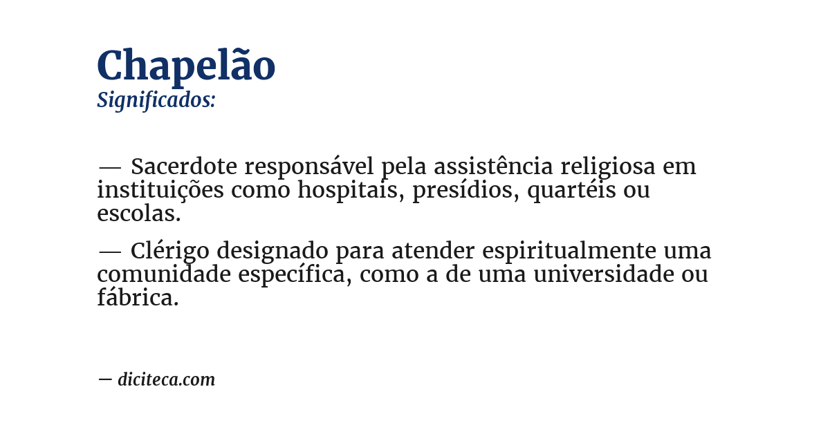 Significado de chapelão