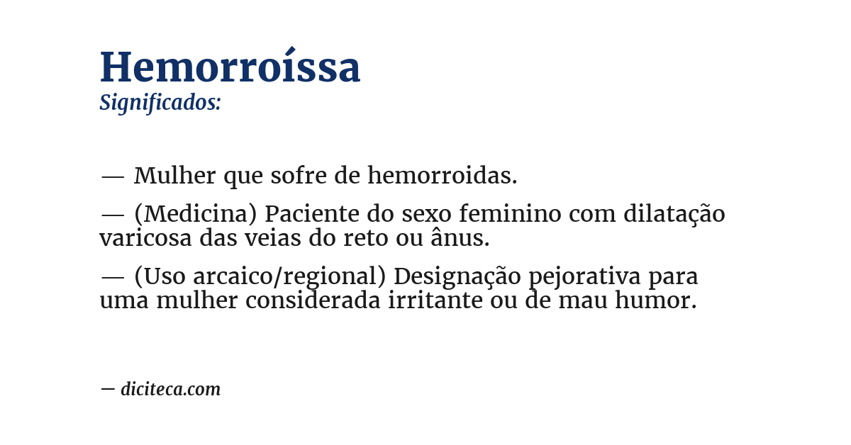 Significado de hemorroíssa