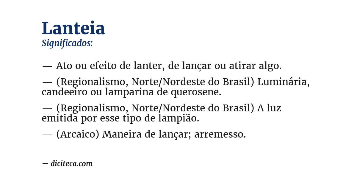 Significado de lanteia