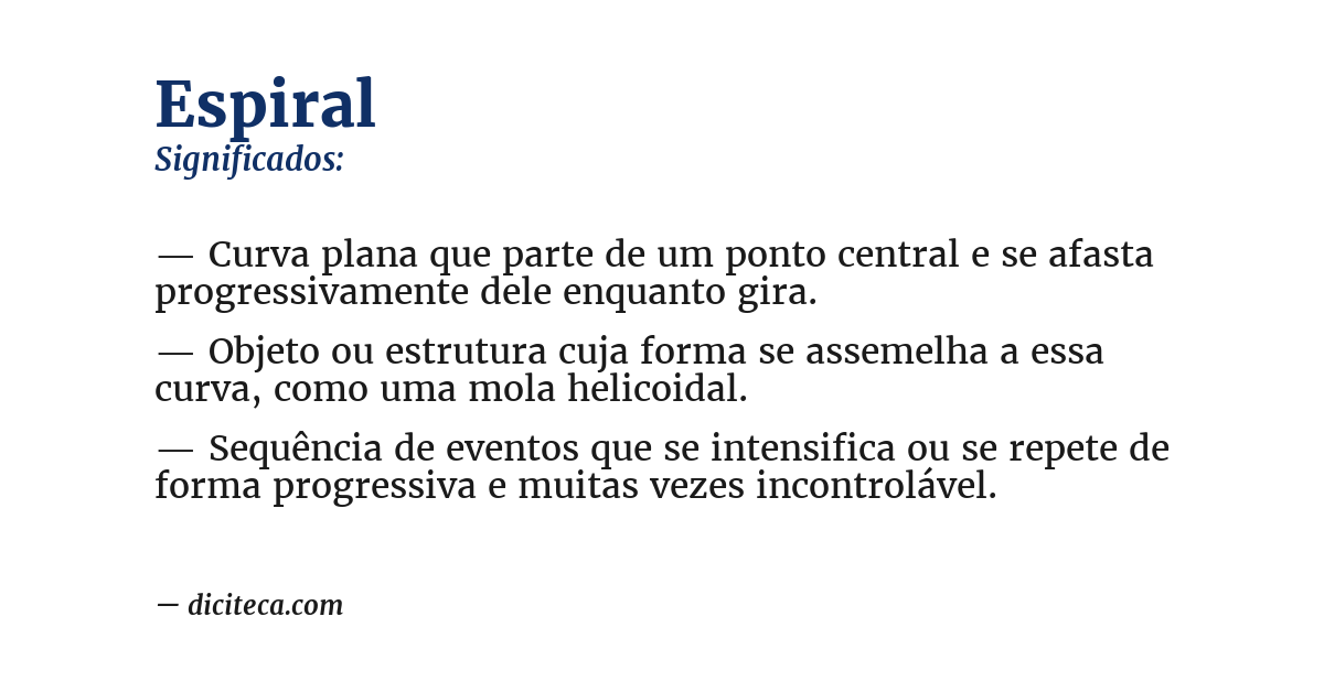 Significado de espiral