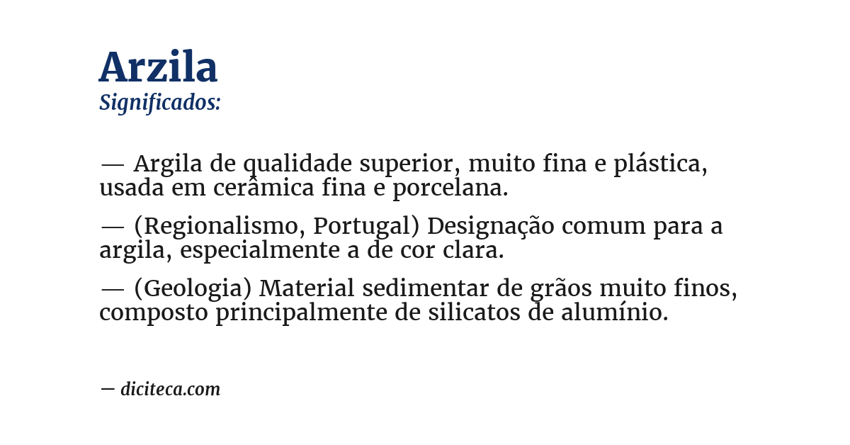 Significado de arzila