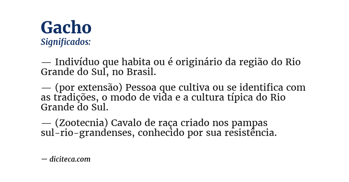 Significado de gacho