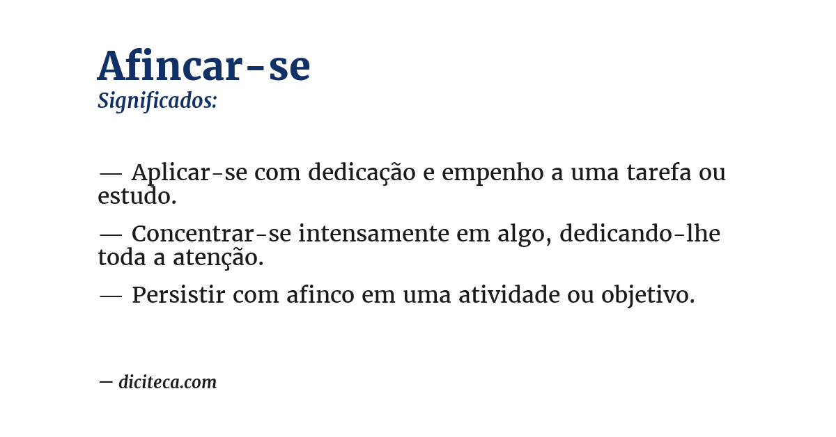 Significado de afincar-se