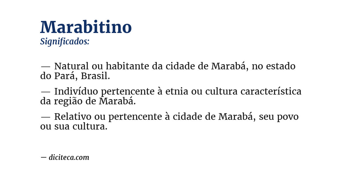 Significado de marabitino