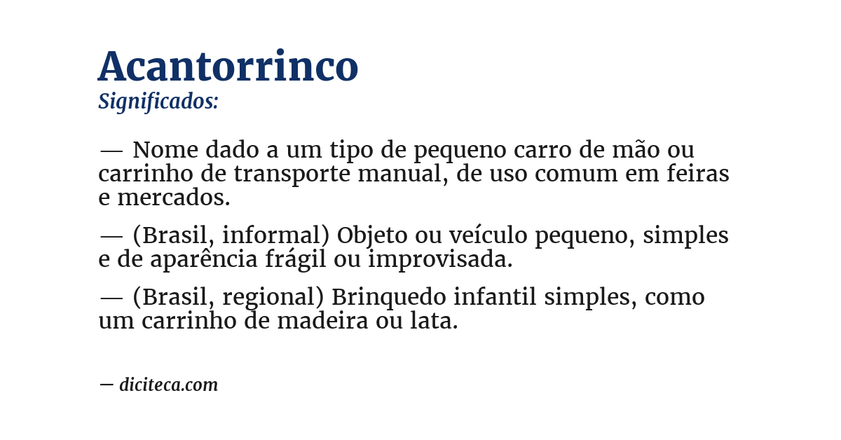 Significado de acantorrinco