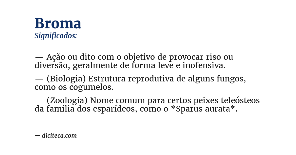 Significado de broma